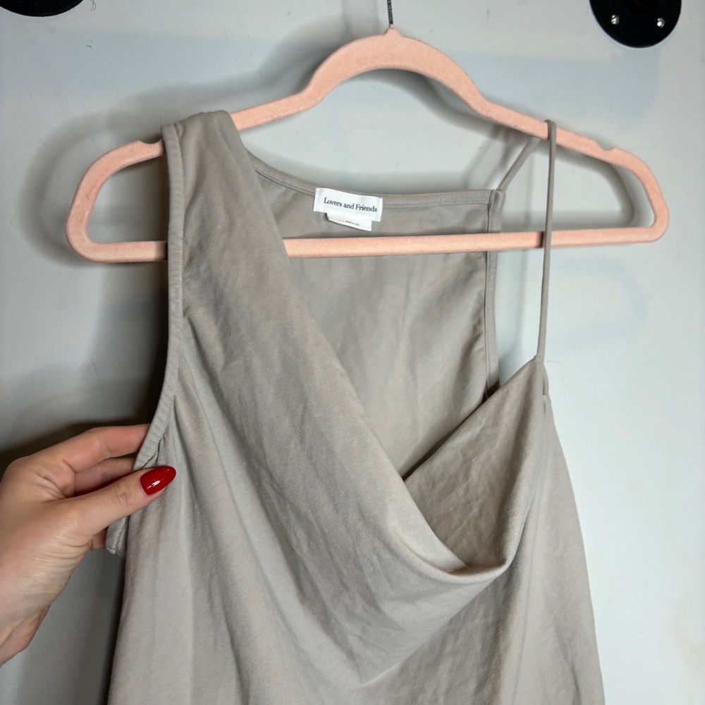 Lovers + Friends Cindi Tank Top – Warm Grey – Size S - Picture 5 of 8